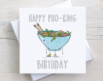 Pho Card, Happy Phocking Birthday Card, Funny Birthday Card, Birthday Card, Happy Birthday Cards, Pun Cards