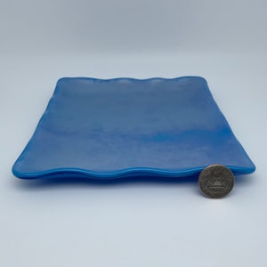 Fused glass plate