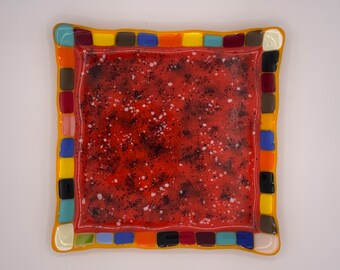 Placa de vidrio fundido