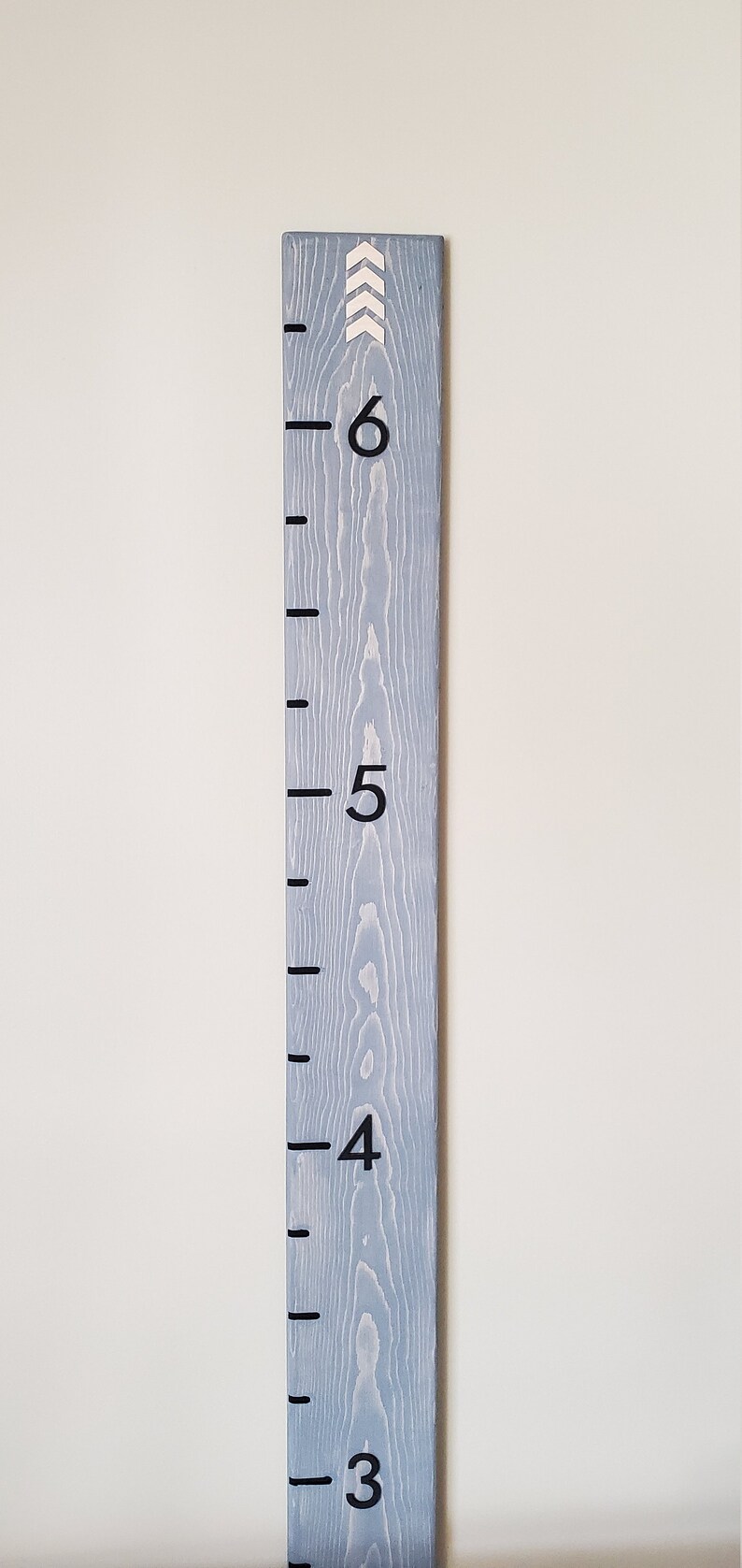 Rustic Wood Growth Chart Weathered Nursery Decor Wall Etsy