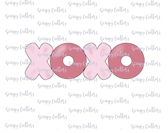 XO Cookie Cutter ~ Fondant Cutter ~ Biscuit Cutter ~ Wax , Resin , or Clay Mold’s ~