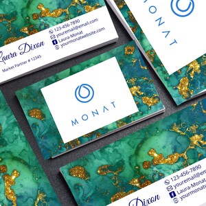 Monat Business Card Design, Business Card Design, Printable Business Card Design, Personalized Business Card Design