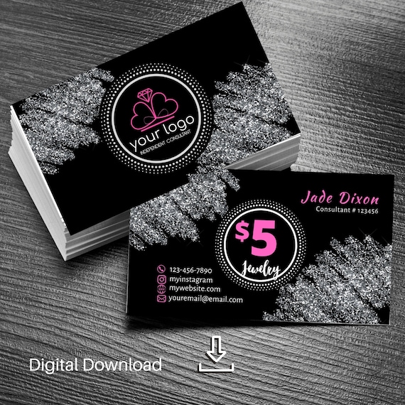 Jewelry Design Paparazzi Business Card - Etsy