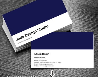 Minimalist Business Card Design, Printable Business Cards, Personalized Business Card Design, Business Card Design