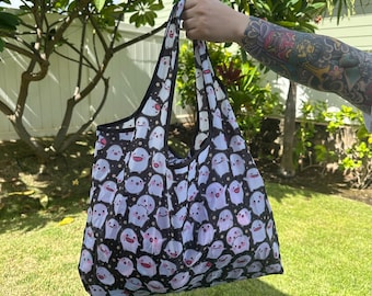 Ghost Kawaii Reusable Eco Bag | Polyester RPET