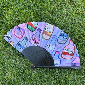 Kawaii Soju Mini Fächer | Handfächer | Sommerfächer | Mini-Lüfter