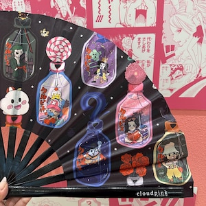 Pirate Fan | Festival Fans | Rave Fan | Festival Fan | Anime Fan | Large Fan | Cute Large Fan | Kawaii Fan