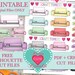 CRICUT MACHINE Printable Planner Stickers/cutting Machine/png/mini ...