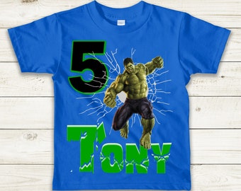 Hulk Birthday Shirt, Incredible Hulk Superhero Shirt