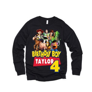 Toy Story Birthday Shirt - Toy Story Matching Family Shirts - Long Sleeve and Raglans Available