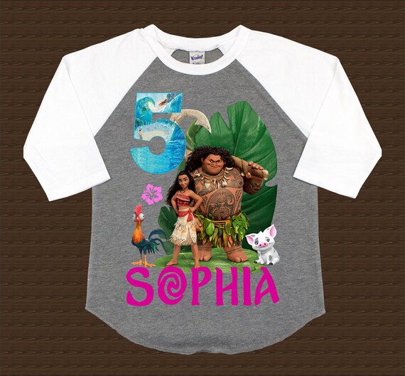 Moana Maui Birthday Shirt 3T T-Shirt / Short Sleeve