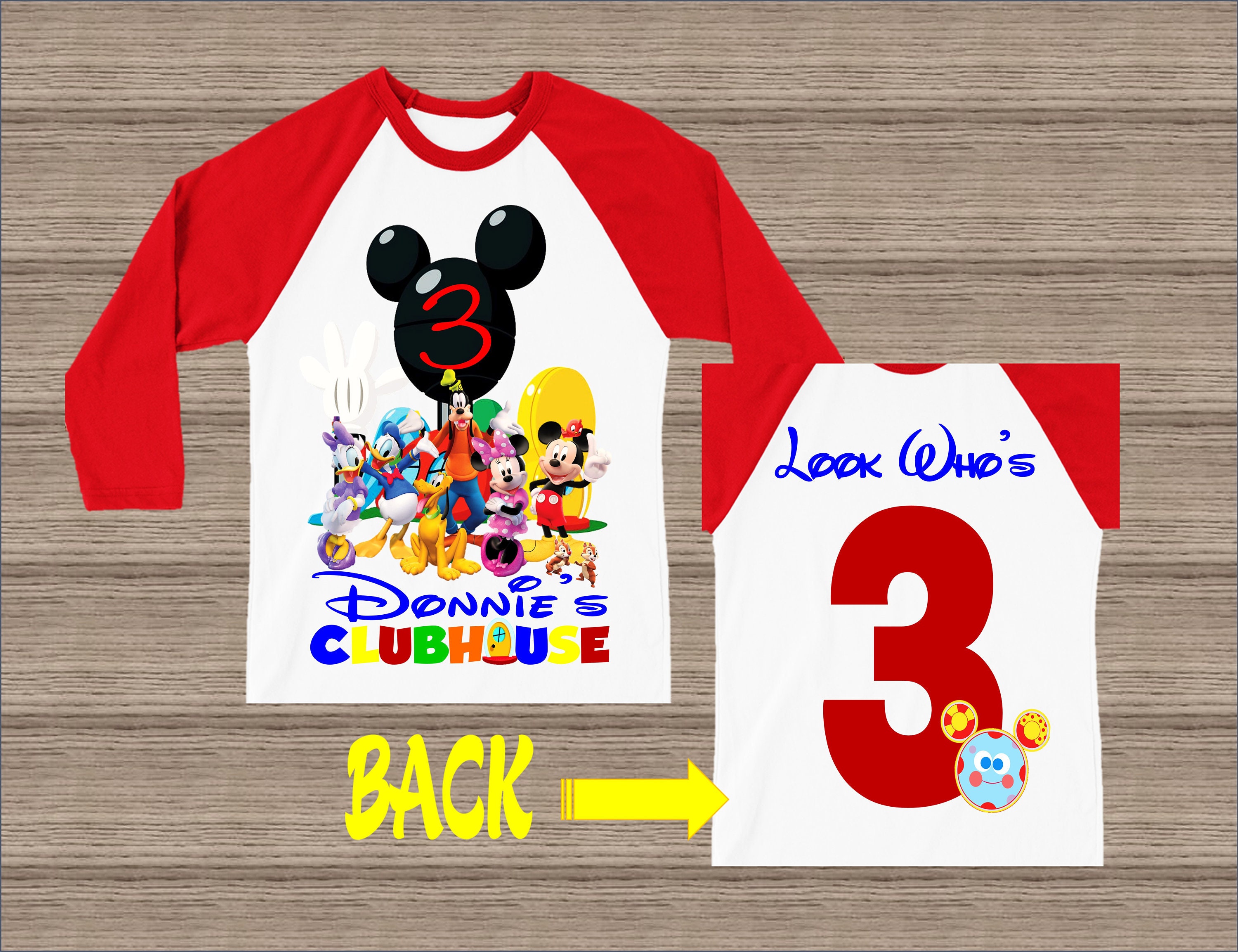 Mickey Mouse Clubhouse Birthday Shirt 