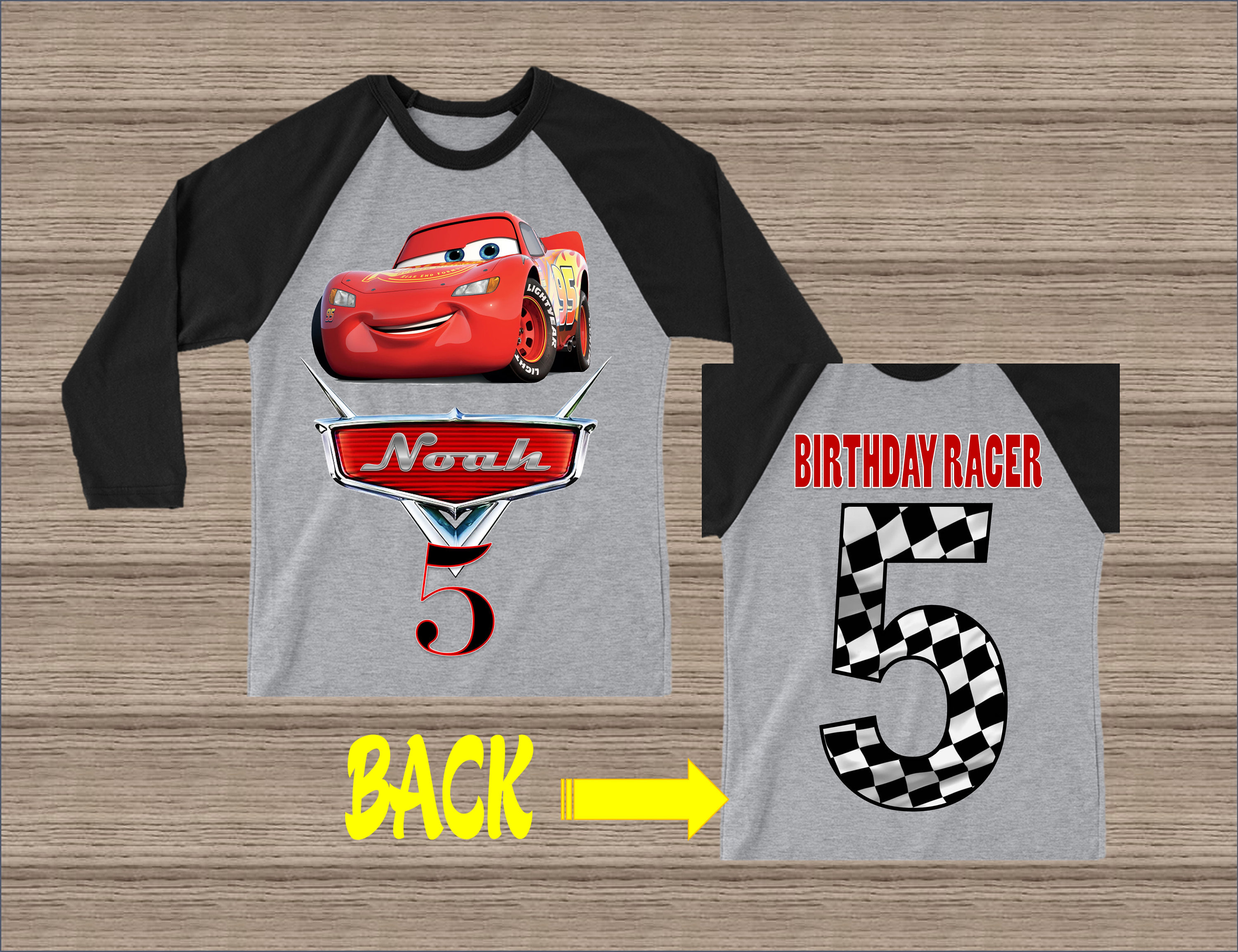 disney cars birthday shirt