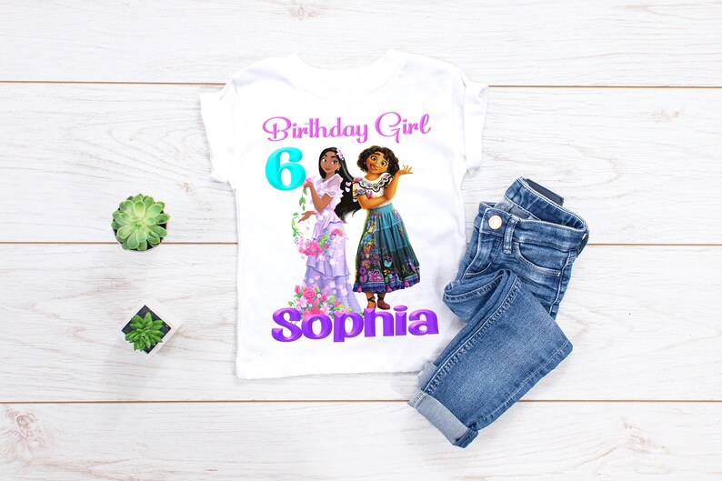 encanto isabela birthday shirt