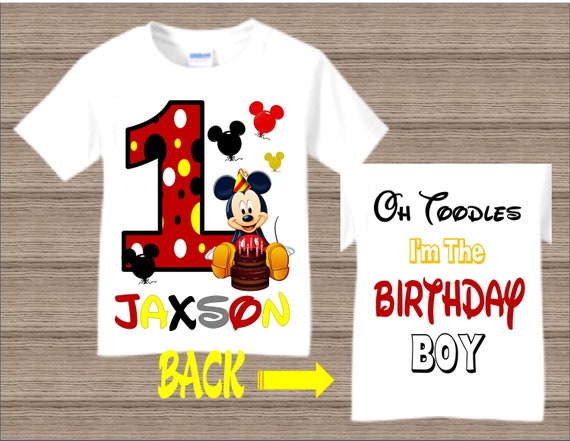 Mickey 1st birthday on sale shirt