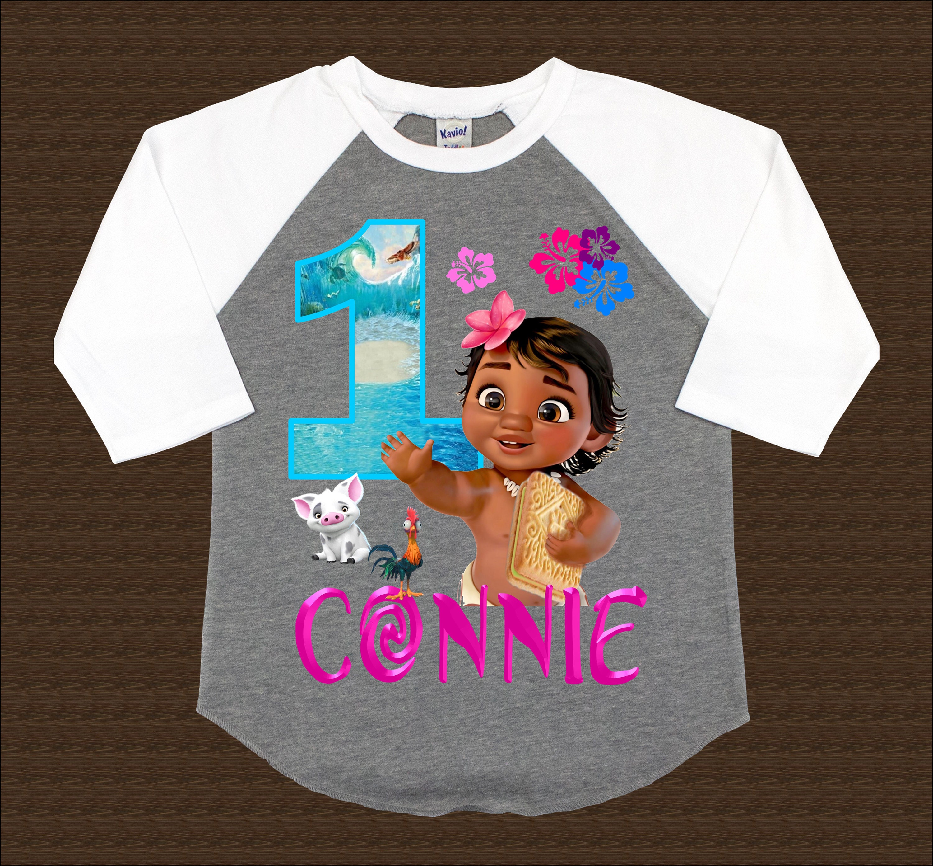 Baby Moana Birthday Shirt Baby Moana Birthday Shirt