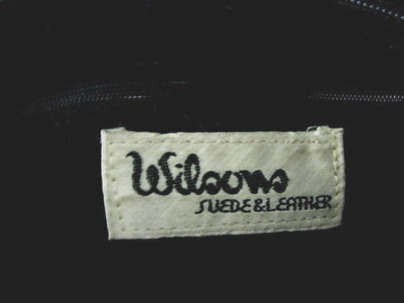 Vintage WILSON'S Genuine Leather Black Retro Shou… - image 3