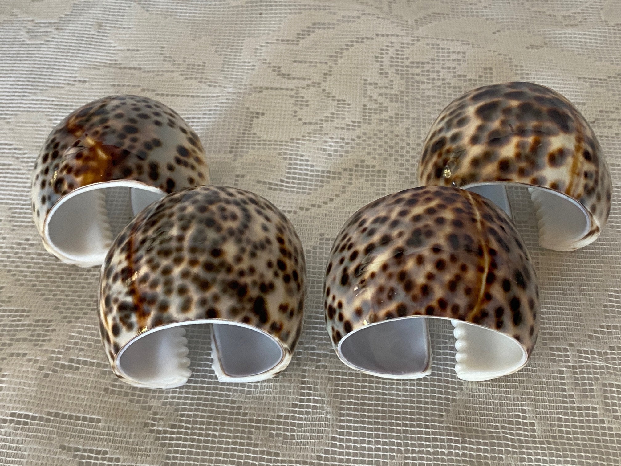 Tortoise shell shop napkin rings