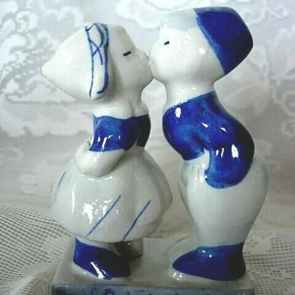 Ceramic Dutch Kissing Boy and Girl - Etsy