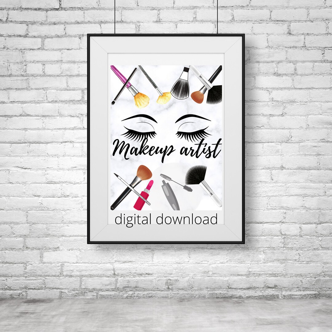 Makeup Artist Art Print. This Art Print Makes a Beautiful Gift for ...