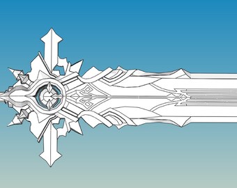 Wolf Claymore Foam Pepakura Templates