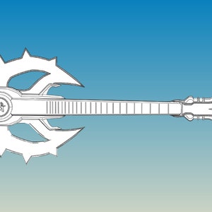 Crucible Guitar Foam Pepakura Templates