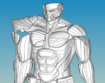 Jetstream Sam Cosplay Pepakura Schaumstoff-Muster