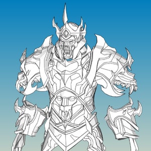 Anduin Armor Foam Cosplay Pepakura Templates