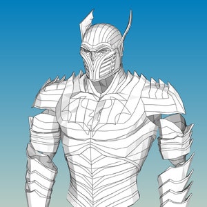 Red Death Cosplay Foam Pepakura Templates