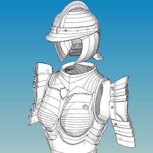 Casca armor and sword cosplay pepakura foam templates