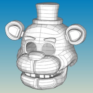 Freddy Bear Cosplay Foam Pepakura Templates