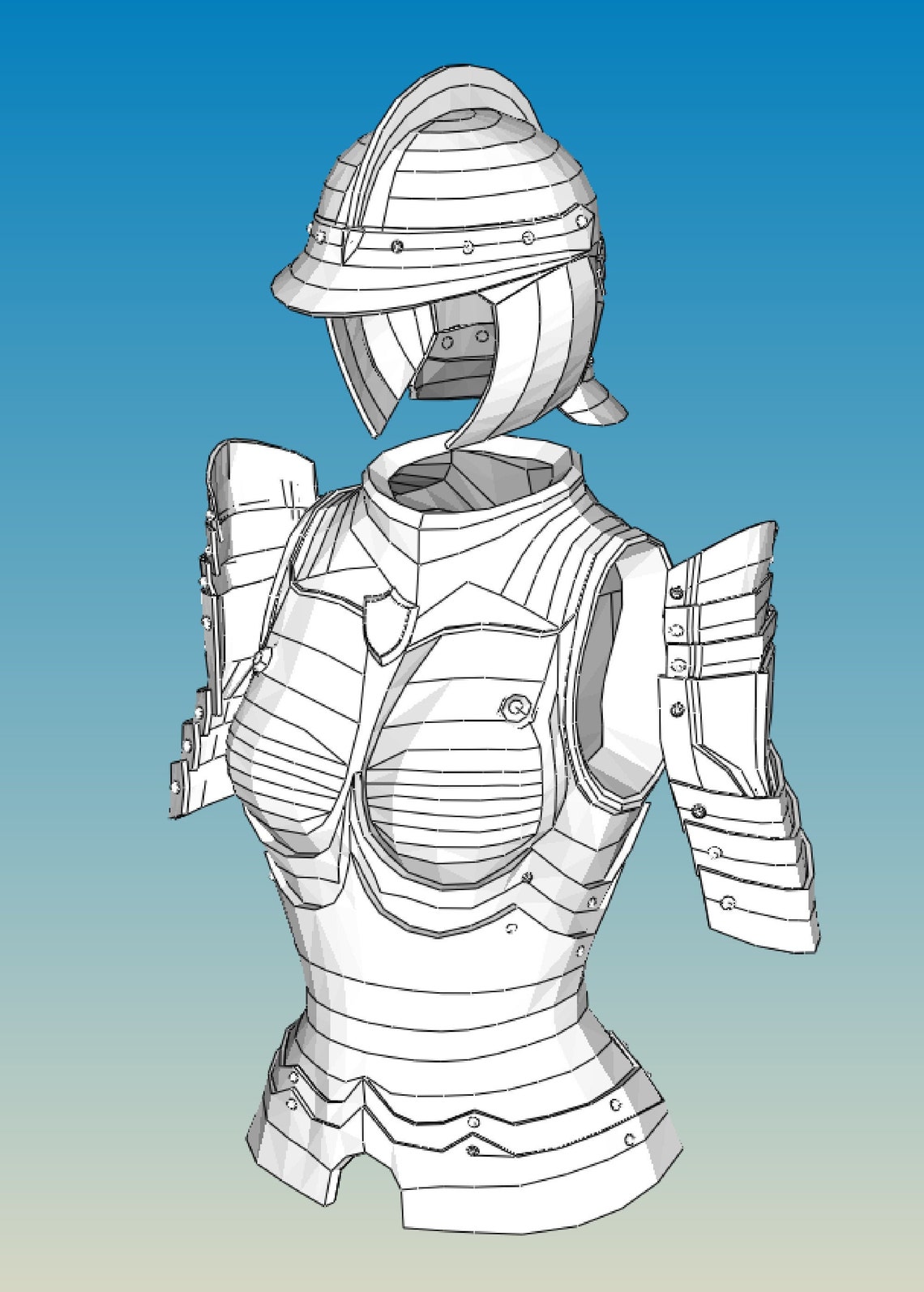 Casca Armor and Sword Cosplay Pepakura Foam Templates - Etsy