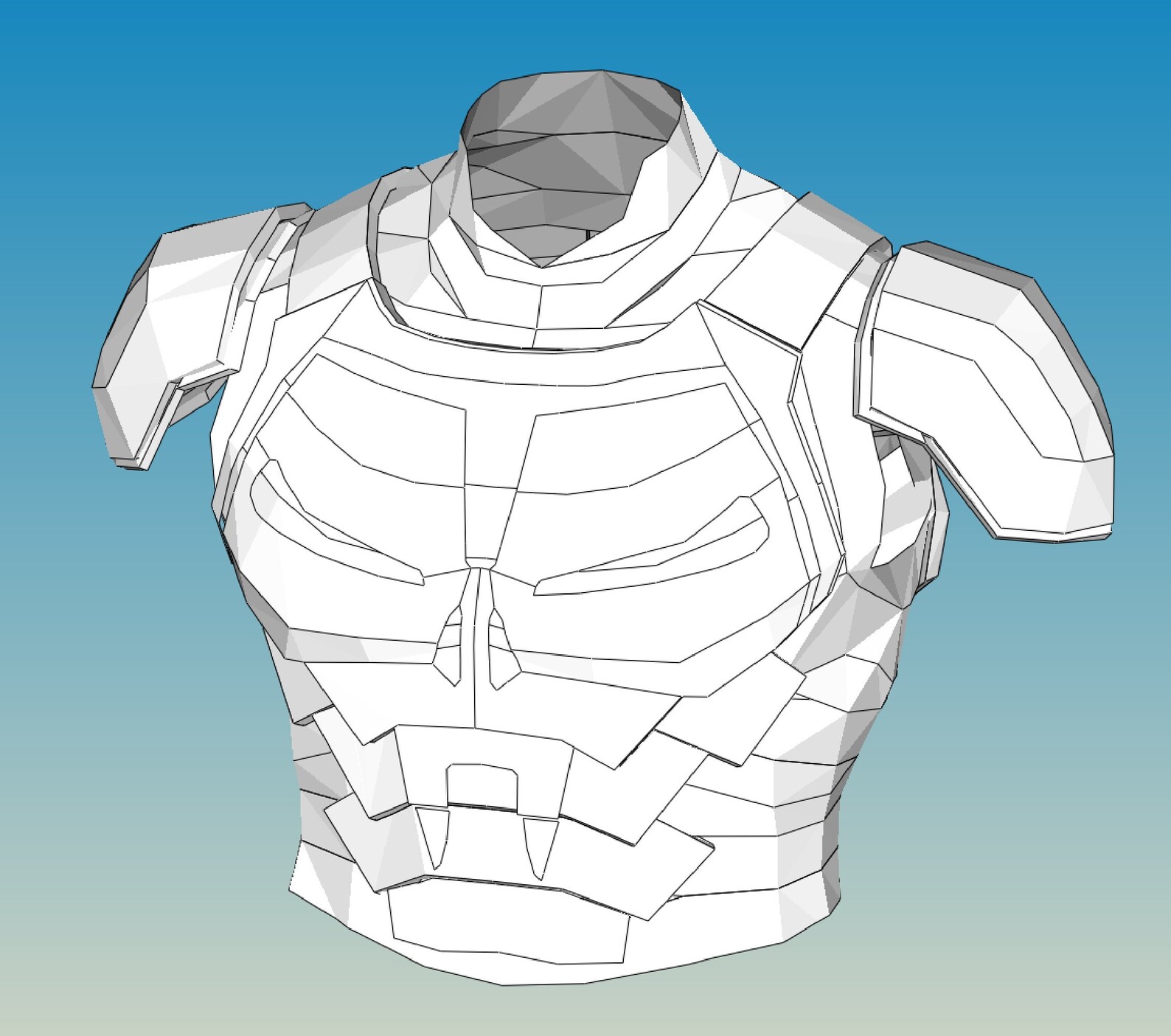 Punisher Armor Cosplay Foam Pepakura Templates - Etsy