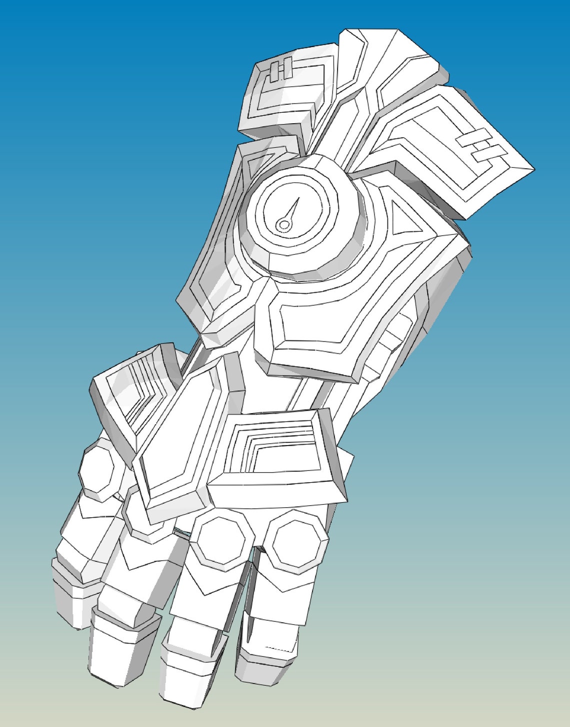 Vi Gauntlet Cosplay Foam Templates Etsy