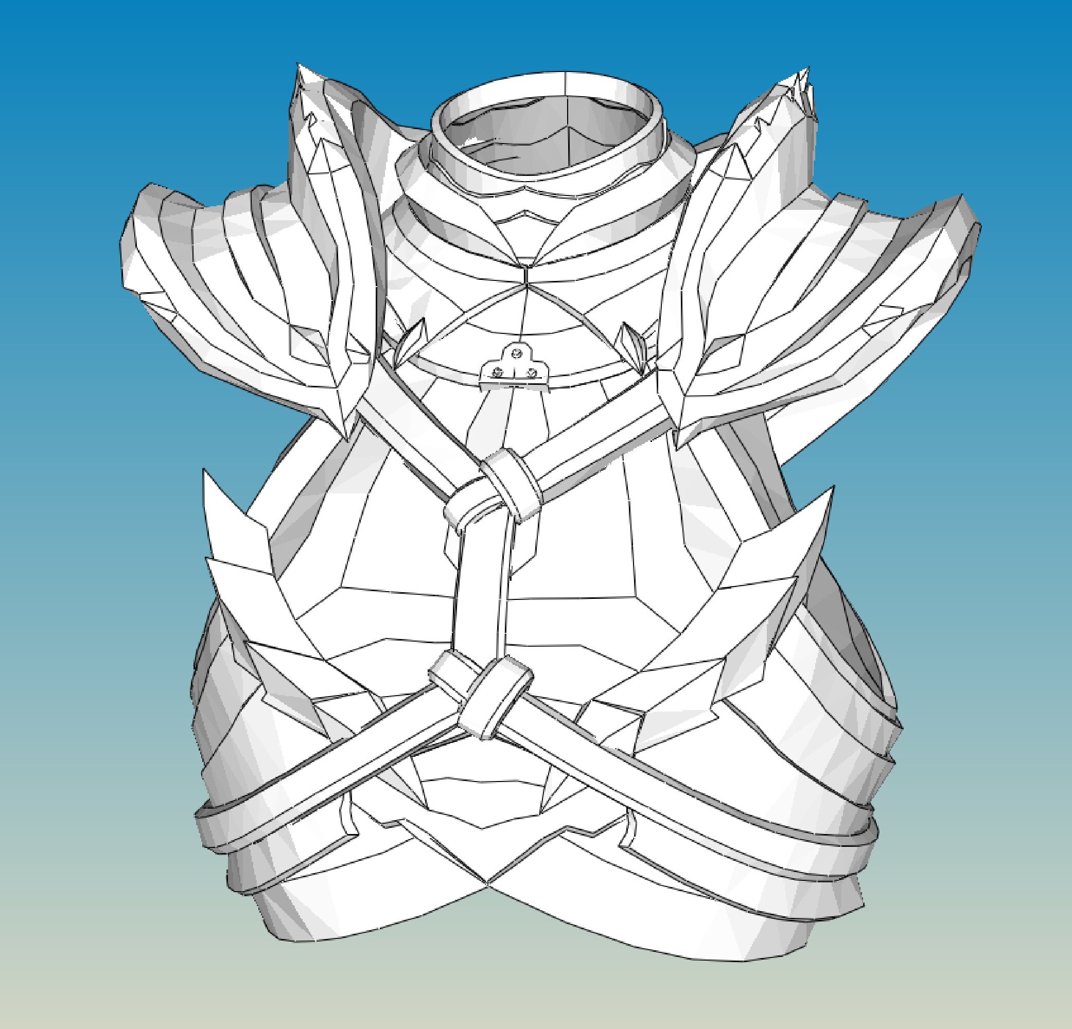 Zinogre Female Armor Pepakura Foam Cosplay Templates - Etsy