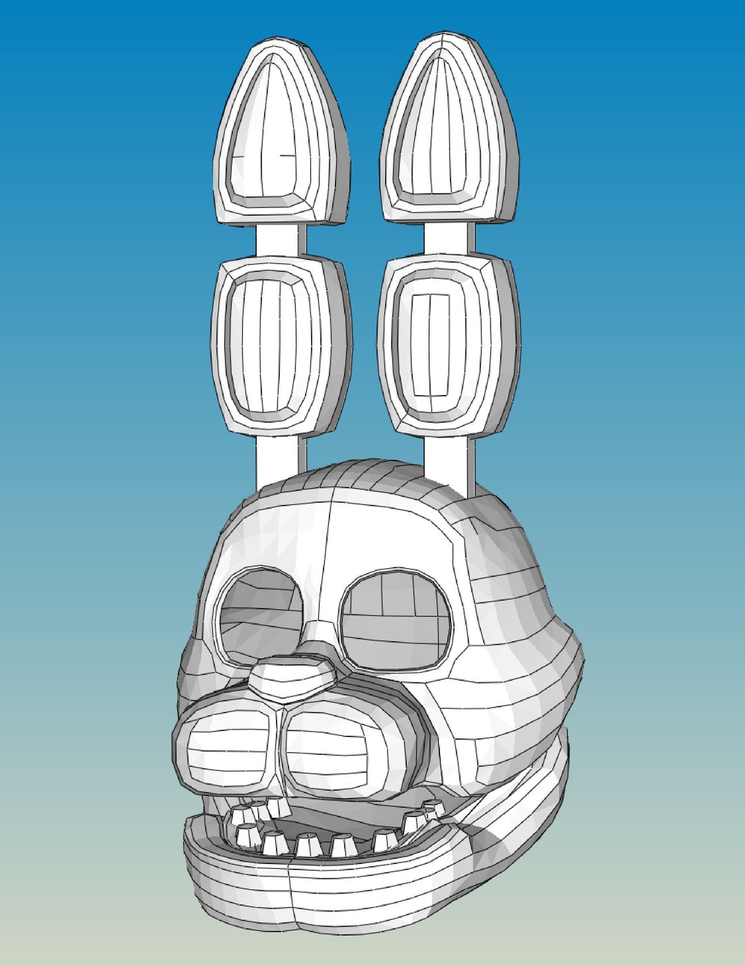 Bunny Cosplay Foam Pepakura Templates Etsy
