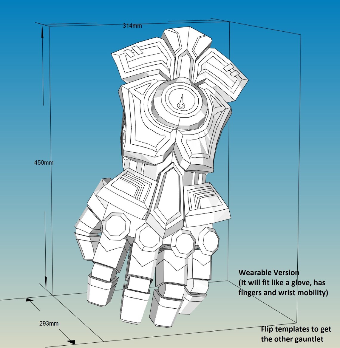 Vi Gauntlet Cosplay Foam Templates Etsy