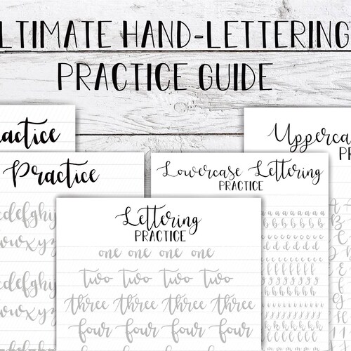 Ultimate Handlettering Practice Guide Digital Download Etsy