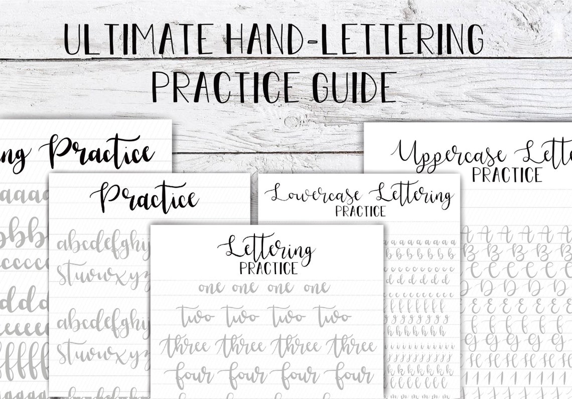 Ultimate Hand-lettering Practice Guide Digital Download | Etsy