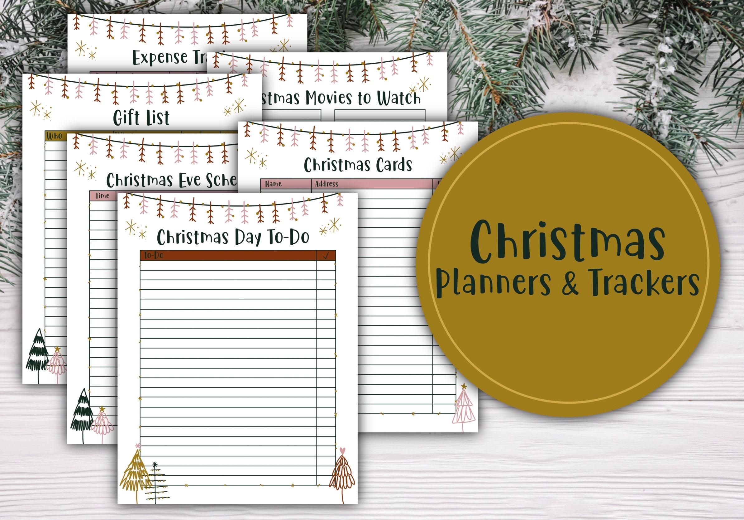 PRINTABLE Christmas Planner Holiday Planner November and - Etsy 