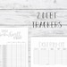 Finances Bullet Journal Inserts Finances Bundle, Debt Tracker, Expense ...