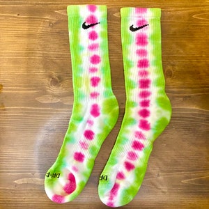 Nike Tie Dye Dri-Fit socks, Watermelon