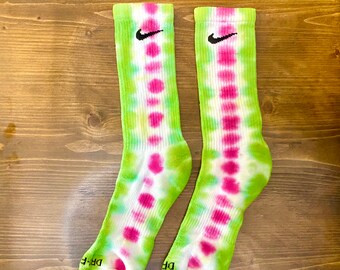 Nike Tie Dye Dri-Fit socks, Watermelon