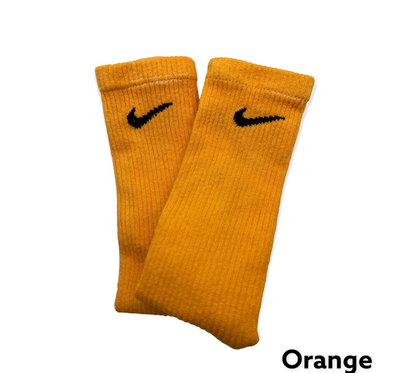 6 Pack Nike Solid Dye Dri Fit Socks Etsy
