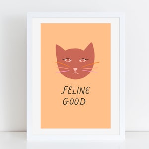 Cat Pun Poster Downloadable Art Print