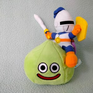 Dragon Quest Smile Slime Plush Slime Knight Plush 6&#39;&#39;/ Square Enix Japan Anime Game Cute Kawaii Mini Stuffed Soft Toy Decor/ Palm Size