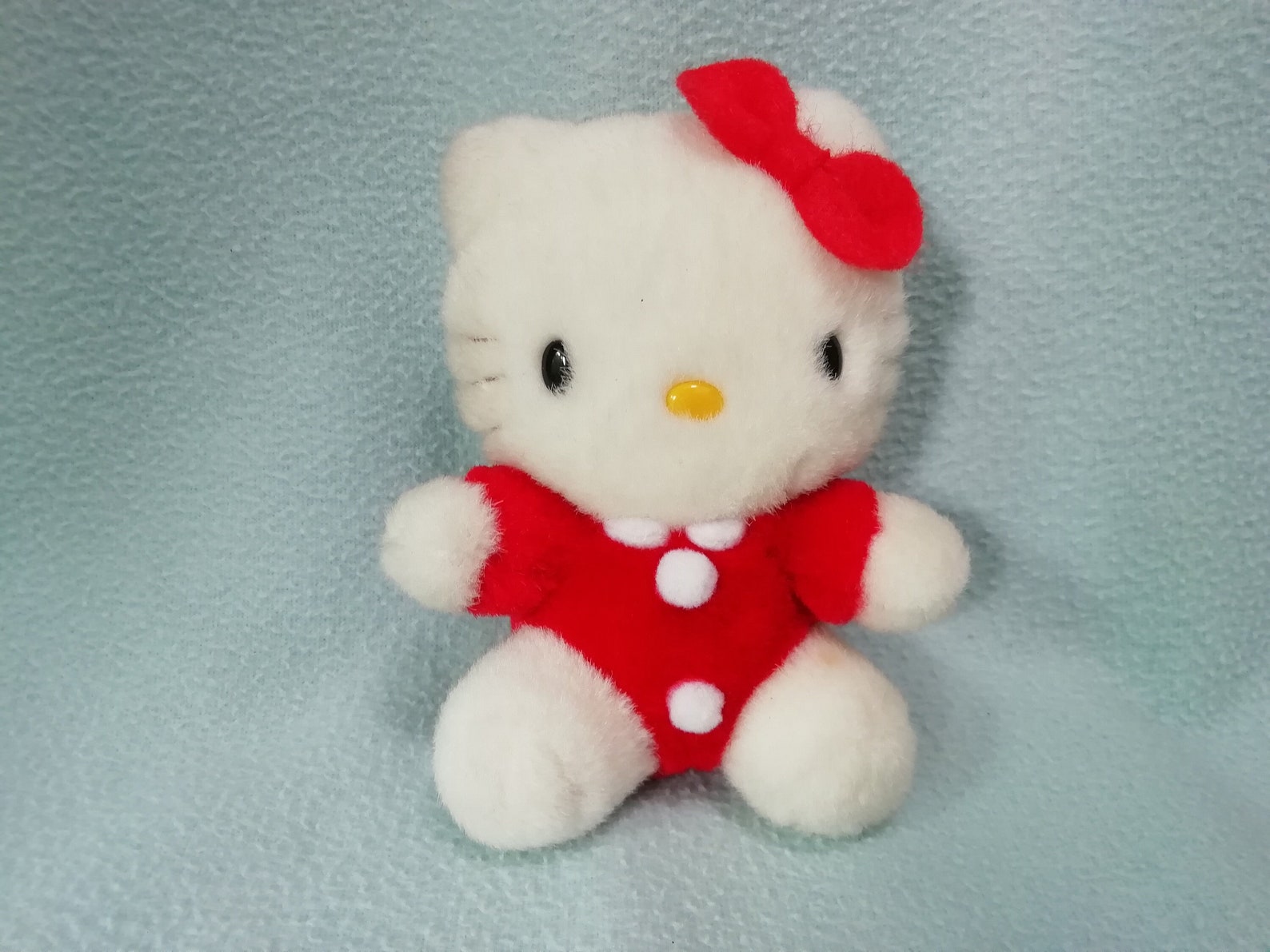 Vintage 80's Hello Kitty Plush Doll 5 Sanrio Gift Etsy