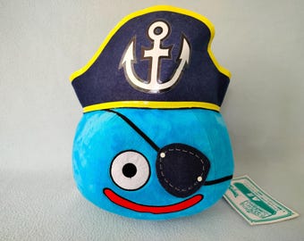 Dragon Quest X Pirate Smile Slime Lottery Special A Prize Fashionable Plush /Square Enix Japan Anime Game Cute Kawaii Stuffed Soft Toy Decor