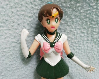Vintage 1993 Sailor Moon Jupiter Bandai Plastic Figurine Toy Romantic Heroine Toei Animation Shōjo Manga Anime Decor Display Collection Gift