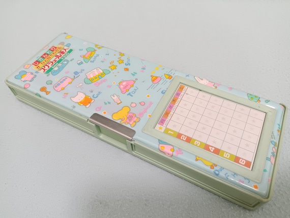 Vtg 80s Japanese stationery, Triple Yan Yan pencils notepad pencil case,  kawaii
